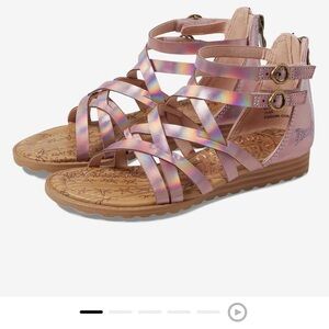 Blowfish Pink Strappy Sandals